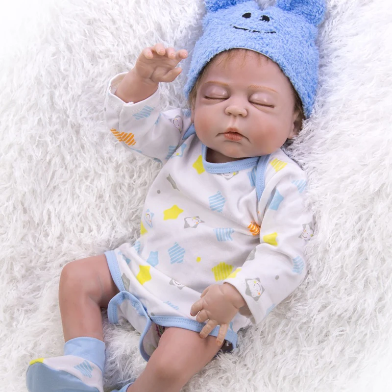 23 Inch Bebe Reborn Menino Bonecas Full Body Silicone Vinyl Reborn Baby boy Sleeping Newborn Dolls Play House Toys
23 Inch Bebe Reborn Menino Bonecas Full Body Silicone Vinyl Reborn Baby boy Sleeping Newborn Dolls Play House Toys