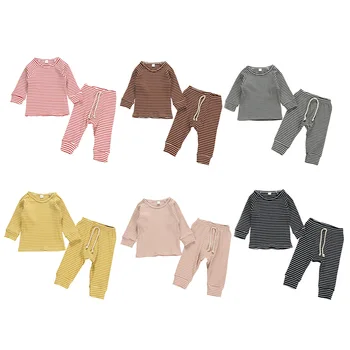 HITOMAGIC Spring Baby Girl Clothes For Baby Boys Clothing Full sleeves Kids Children Clothing With Pants Striped Cotton Sets
HITOMAGIC Spring Baby Girl Clothes For Baby Boys Clothing Full sleeves Kids Children Clothing With Pants Striped Cotton Sets