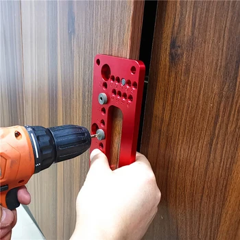 Newly Handle Punching Positioner Aluminum Wood Plank Punch Locator Drill Drill Bit tools Hole Puncher Woodworking Tools
Newly Handle Punching Positioner Aluminum Wood Plank Punch Locator Drill Drill Bit tools Hole Puncher Woodworking Tools