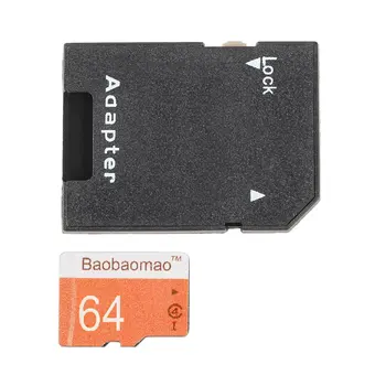 

64GB TF Flash Memory Card Ultrathin Secure Digital Memory Card With Adapter High Speed TF Card for Camera Phone