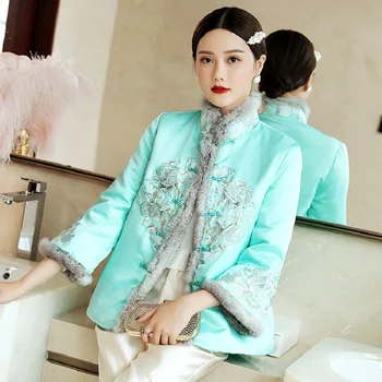 High Quality Parka Jacket 2019 Autumn Winter Tops Coat Women Rabbit Hair Patchwork Luxurious Embroidery Long Sleeve Parka Coats
High Quality Parka Jacket 2019 Autumn Winter Tops Coat Women Rabbit Hair Patchwork Luxurious Embroidery Long Sleeve Parka Coats