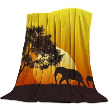 African Sunset African Animals Elephant Pattern Printed Soft Fleece Blankets Warm Sofa Bed Sheets
African Sunset African Animals Elephant Pattern Printed Soft Fleece Blankets Warm Sofa Bed Sheets