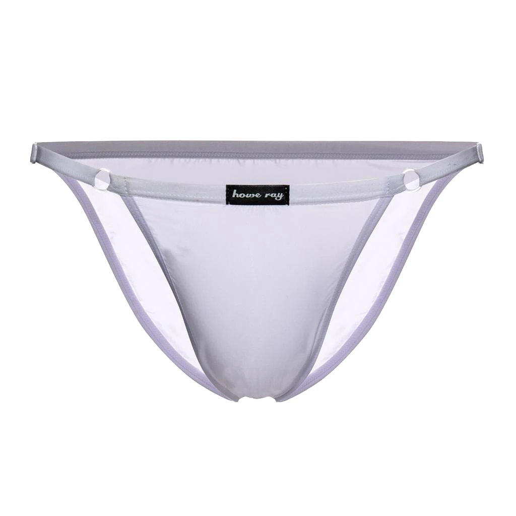 2Pcs Mens Cool Silky Briefs Thong Trunks Soft T-back Boxers Pouch Underwear 2Pcs Mens Cool Silky Briefs Thong Trunks Soft T-back Boxers Pouch Underwear
