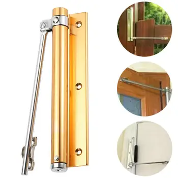 Automatic Door Self-Closing Hinge Aluminum Closer Buffer for Home Office Store 
Automatic Door Self-Closing Hinge Aluminum Closer Buffer for Home Office Store