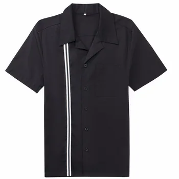 Vintage Black White Webbing Solid Color Stitching Men Shirt Fashion Casual Loose Thin Section Short-Sleeve Shirts 2020 New
Vintage Black White Webbing Solid Color Stitching Men Shirt Fashion Casual Loose Thin Section Short-Sleeve Shirts 2020 New