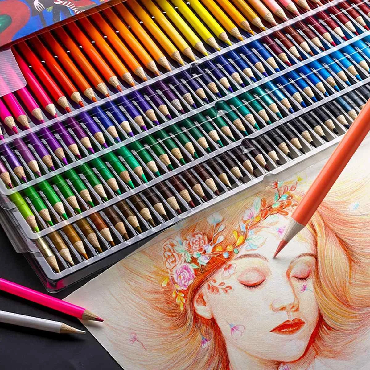 48/72/120/160 Colors Wood Colored Pencils Set Artist Painting Oil Color Pencil For School Drawing Sketch Art Supplies
48/72/120/160 Colors Wood Colored Pencils Set Artist Painting Oil Color Pencil For School Drawing Sketch Art Supplies