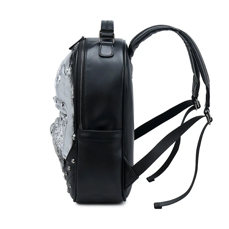 Hot Selling 3D Relief Animal Backpack MEN'S AND WOMEN'S Waterproof Pu Punk Backpack Occident Fashion New Style Bag
Hot Selling 3D Relief Animal Backpack MEN'S AND WOMEN'S Waterproof Pu Punk Backpack Occident Fashion New Style Bag