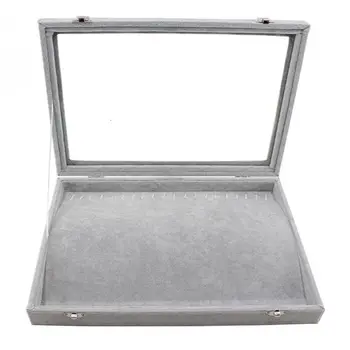 Bracelet Tray Transparent Lid Velvet Grid Jewelry Tray Stackable Display Display Showcase Lockable Storage Storage Box
Bracelet Tray Transparent Lid Velvet Grid Jewelry Tray Stackable Display Display Showcase Lockable Storage Storage Box