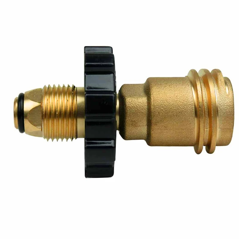 Fit Propane Tank Adapter POL to Qcc1 Wrench to Hand Tighten- Universal 4 * 3 * 3 inches camping outdoor activities
Fit Propane Tank Adapter POL to Qcc1 Wrench to Hand Tighten- Universal 4 * 3 * 3 inches camping outdoor activities