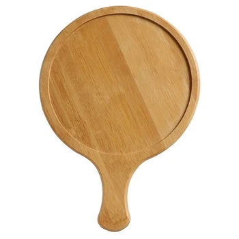 1Pc 14 Inch Bamboo Pizza Serving Tray Round Pizza Cutting Board with Handle Pizza Tray Kitchen Baking Tool
1Pc 14 Inch Bamboo Pizza Serving Tray Round Pizza Cutting Board with Handle Pizza Tray Kitchen Baking Tool