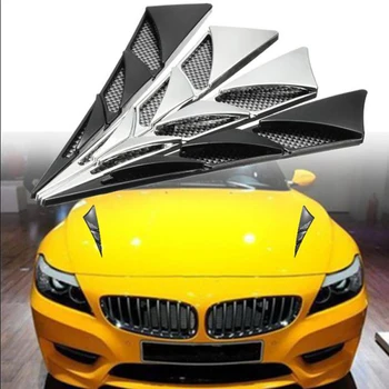 2pcs Car Styling Universal Car Decorative Air Intake Side Flow Hood Vent Cover 3D Sticker Car Shark Gills Creative Stickers
2pcs Car Styling Universal Car Decorative Air Intake Side Flow Hood Vent Cover 3D Sticker Car Shark Gills Creative Stickers
