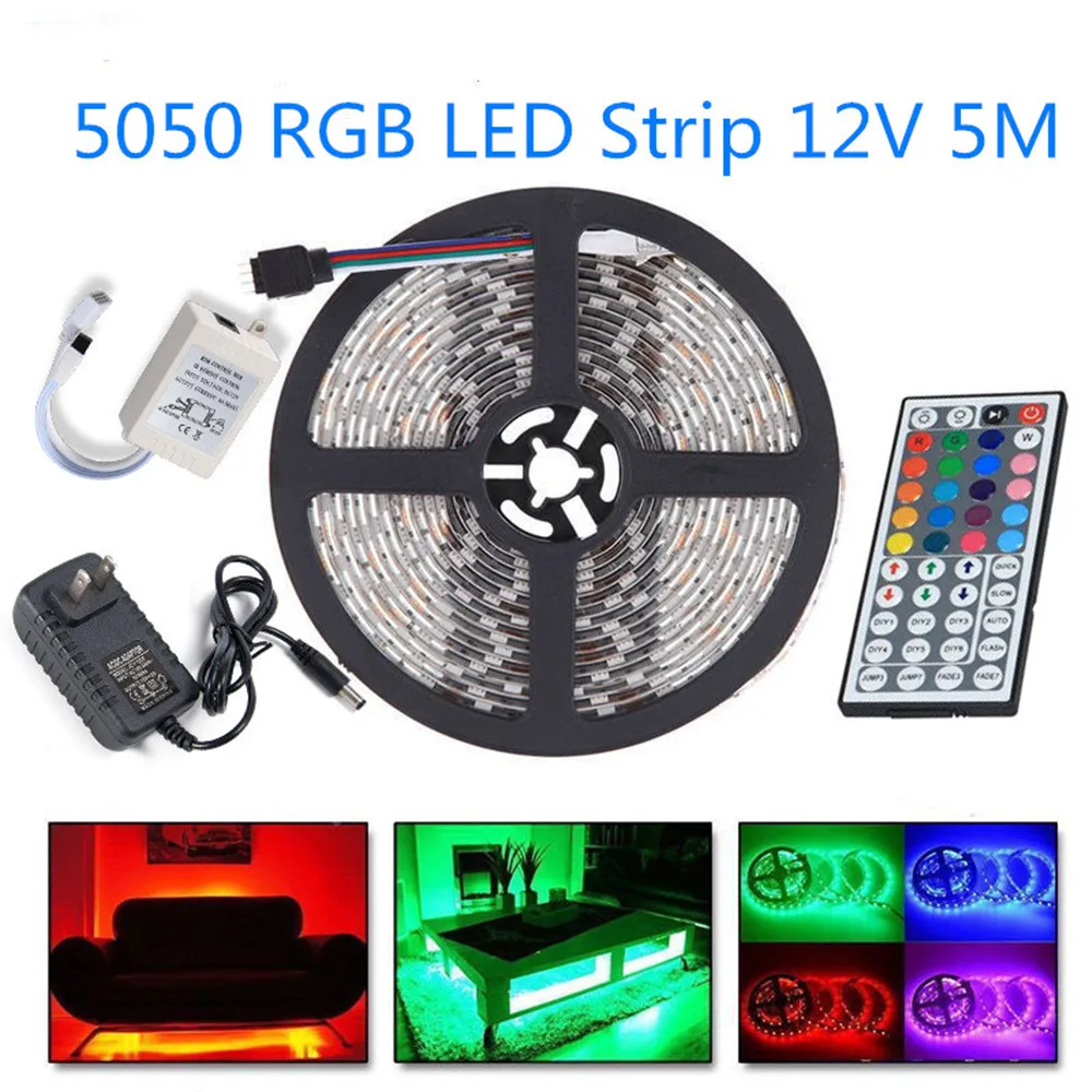 led strip light 12v SMD 5050 5M/roll RGB tape for neon party wedding decoration lights strips waterproof flexible tira lamp Bar
led strip light 12v SMD 5050 5M/roll RGB tape for neon party wedding decoration lights strips waterproof flexible tira lamp Bar