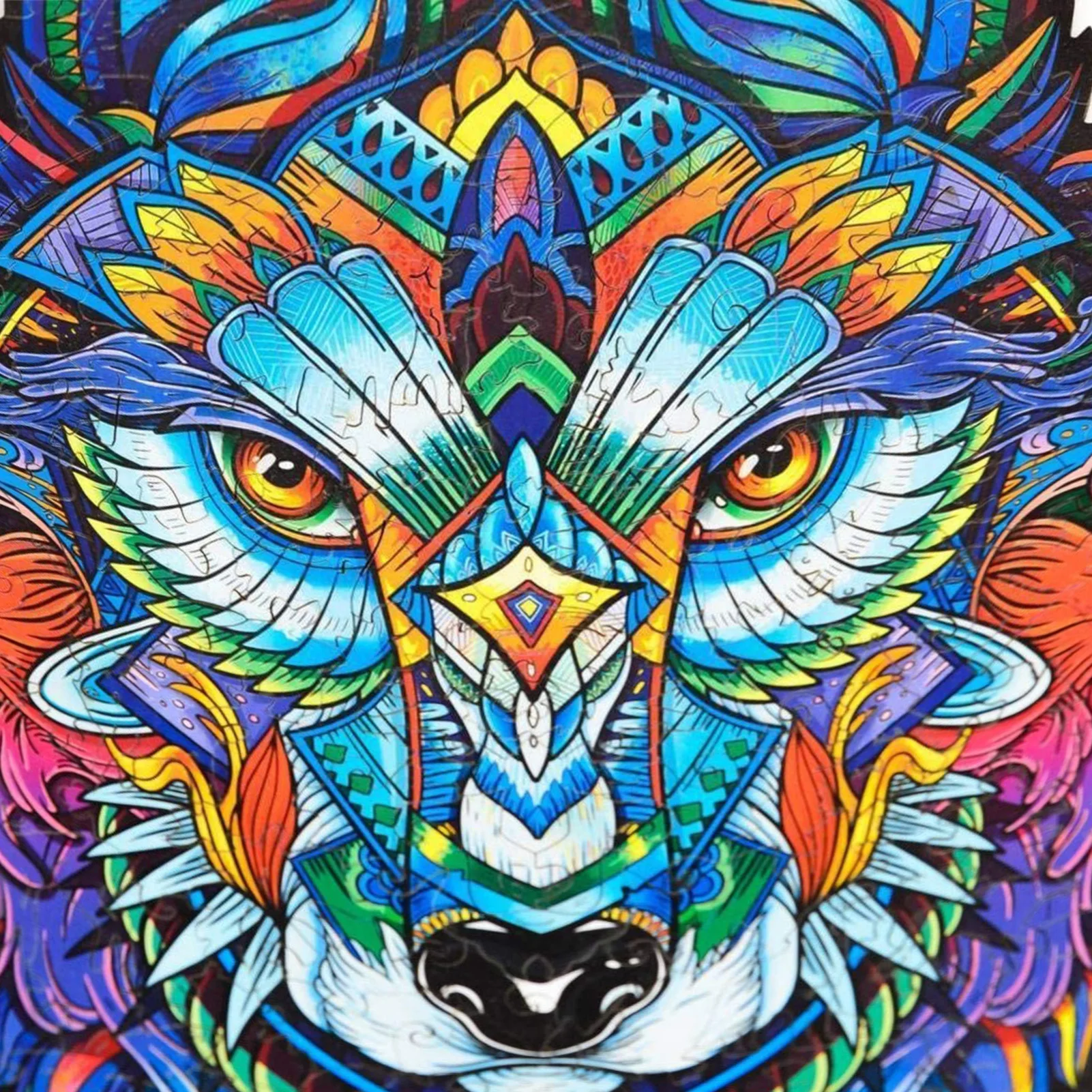 Unique Wooden Jigsaw Puzzles Mysterious Animal Wolf Toys DIY For Adults Kids Educational Puzzle Fabulous Gift Game Collection
Unique Wooden Jigsaw Puzzles Mysterious Animal Wolf Toys DIY For Adults Kids Educational Puzzle Fabulous Gift Game Collection