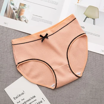 Hot Women Cotton Underwear Panties Exquisite Soft Mid-Rise Briefs Sweet High Stretch antibacterial Panties New Arrival
Hot Women Cotton Underwear Panties Exquisite Soft Mid-Rise Briefs Sweet High Stretch antibacterial Panties New Arrival