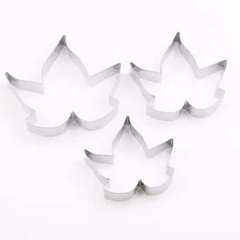 3pcs Maple Leaf Stainless Steel Fondant Cookie Cutter Set Fruit Cake Molds Biscuit Baking Tools
3pcs Maple Leaf Stainless Steel Fondant Cookie Cutter Set Fruit Cake Molds Biscuit Baking Tools