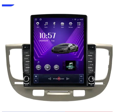 Автомобильный мультимедийный плеер на Android 10 восемь ядер экран 9 7 дюйма GPS для kia rio