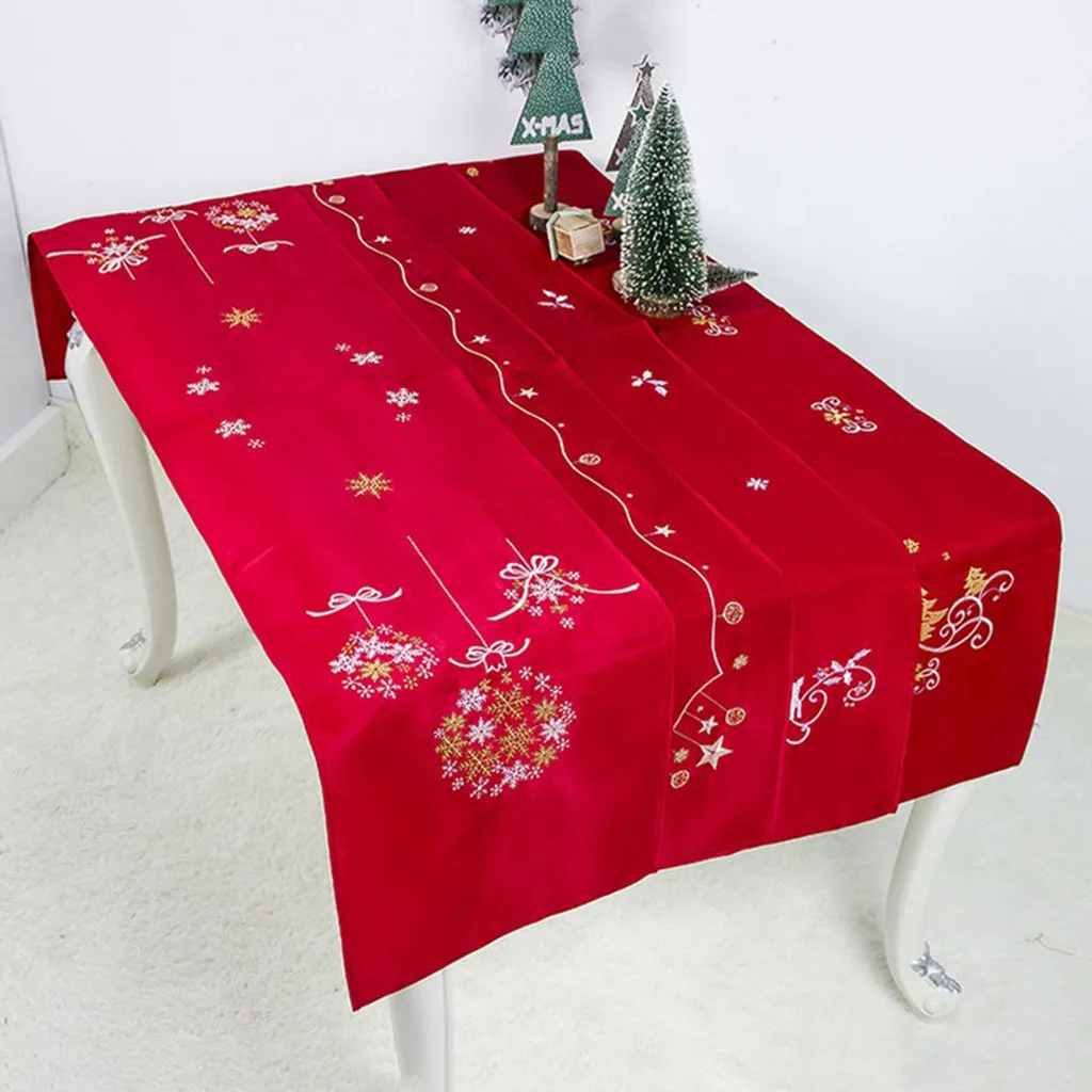 40x180cm Christmas Table Runner Mat Tablecloth Christmas Flag Home Party Decor Red Table Runners Christmas TableCloth Party Home
40x180cm Christmas Table Runner Mat Tablecloth Christmas Flag Home Party Decor Red Table Runners Christmas TableCloth Party Home