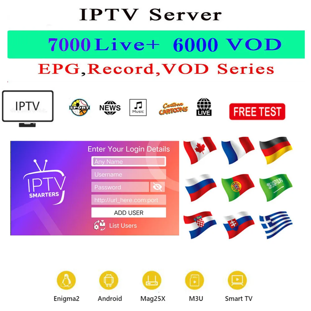 Iptv France Belgium Arabic 1 year Subscription Iptv Europe Sport Adult Abonnement Code M3u For Htv x96 Mag 250 Mag250 Tv Box 
Iptv France Belgium Arabic 1 year Subscription Iptv Europe Sport Adult Abonnement Code M3u For Htv x96 Mag 250 Mag250 Tv Box