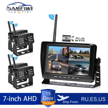 7 inch Car Monitor AHD Wireless DVR Display Vehicle Auto Screen Rear View Truck Monitors Reverse Backup Recorder Wifi Camera
7 inch Car Monitor AHD Wireless DVR Display Vehicle Auto Screen Rear View Truck Monitors Reverse Backup Recorder Wifi Camera