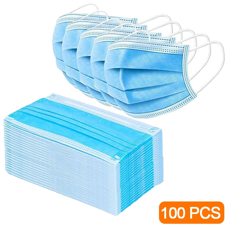 100 pcs Masks High Quality 3 Layers Non-Woven Mask Dustproof prevent Bad Smell Proof Face Health Mouth Mask Anti Pollution
100 pcs Masks High Quality 3 Layers Non-Woven Mask Dustproof prevent Bad Smell Proof Face Health Mouth Mask Anti Pollution