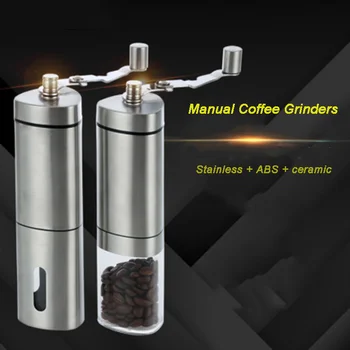 Manual Coffee Grinders Stainless Steel Adjustable Mini Handheld Coffee Bean Nut Pepper Spice Grinder Coffeeware Kitchen Tool
Manual Coffee Grinders Stainless Steel Adjustable Mini Handheld Coffee Bean Nut Pepper Spice Grinder Coffeeware Kitchen Tool
