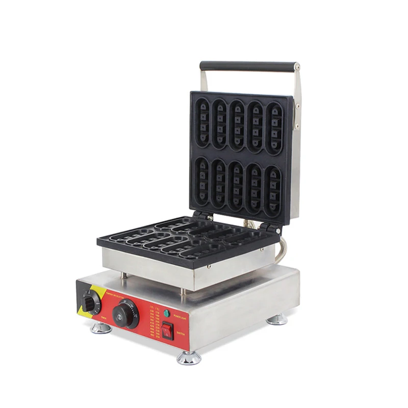 Commercial Electric Non-stick Muffin Waffle Maker 10PCS Strip Waffle Baker Electric Waffle Cake Baking Iron Machine 110V 220V CE
Commercial Electric Non-stick Muffin Waffle Maker 10PCS Strip Waffle Baker Electric Waffle Cake Baking Iron Machine 110V 220V CE