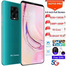 Global Version 5.5 Inch Note 9 Pro 10 Core Smartphone 8+128GB 5G Android10 Support Google Face Unlock Full Screen Network Phone
Global Version 5.5 Inch Note 9 Pro 10 Core Smartphone 8+128GB 5G Android10 Support Google Face Unlock Full Screen Network Phone