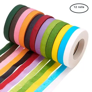12 Rolls DIY Scrapbook Decorative Adhesive Tapes Floral Tapes Stem Wrap Tape
12 Rolls DIY Scrapbook Decorative Adhesive Tapes Floral Tapes Stem Wrap Tape