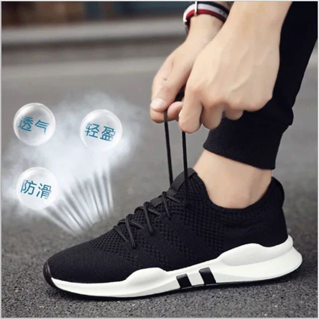 Breathable Men Sneakers Male Shoes Adult White Black Gray High Quality Comfortable Non-slip Soft Mesh Men Shoes 2019 Summer New 
Breathable Men Sneakers Male Shoes Adult White Black Gray High Quality Comfortable Non-slip Soft Mesh Men Shoes 2019 Summer New
