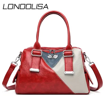 LONOOLISA Patchwork Leather Luxury Handbags Women Bags Designer Handbags High Quality Tote Hand Shoulder Bags For Women 2020 Sac
LONOOLISA Patchwork Leather Luxury Handbags Women Bags Designer Handbags High Quality Tote Hand Shoulder Bags For Women 2020 Sac