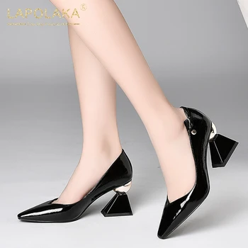 Lapolaka 2020 New Fashion Genuine Cow Leather Pointed Toe Shoes Woman Pumps Strange Style Slip-On Office Lady Pumps Women
Lapolaka 2020 New Fashion Genuine Cow Leather Pointed Toe Shoes Woman Pumps Strange Style Slip-On Office Lady Pumps Women