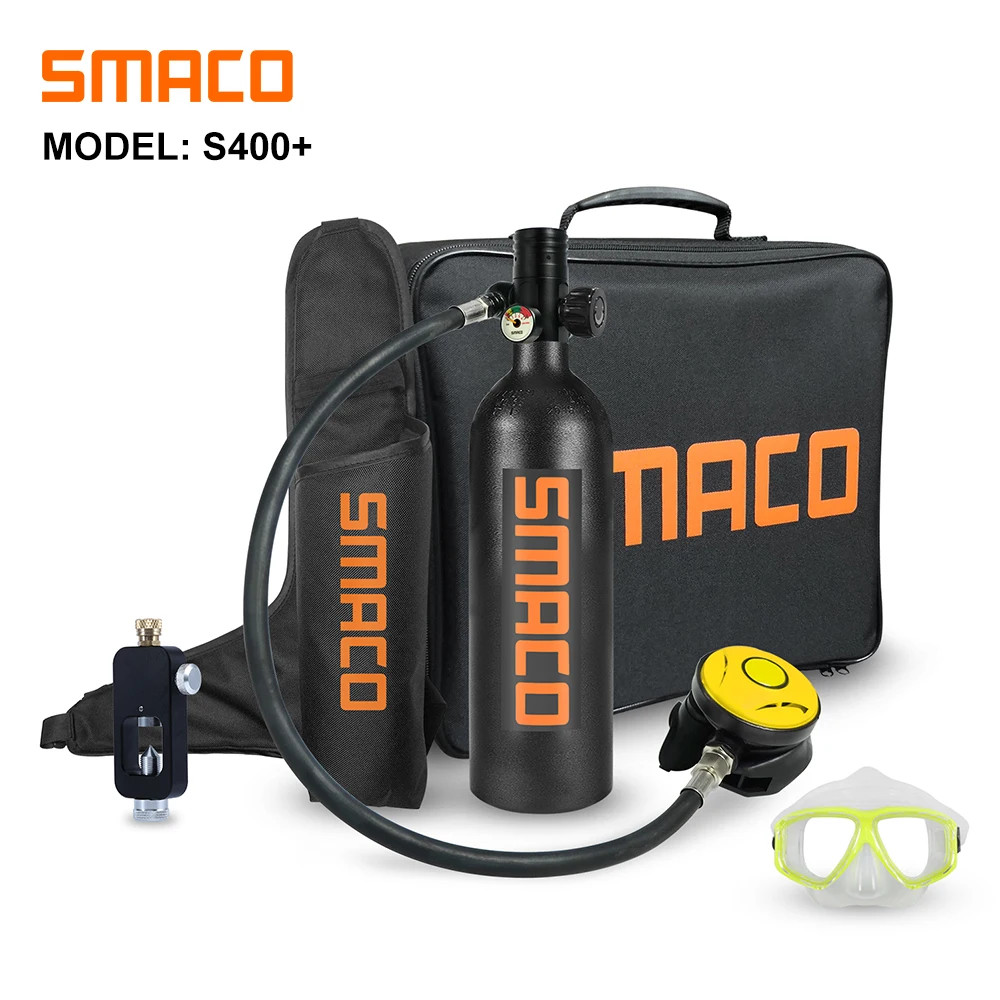 SMACO 1L Diving Equipment Mini Diving tank for Underwater Breathing About 15 minutes
SMACO 1L Diving Equipment Mini Diving tank for Underwater Breathing About 15 minutes