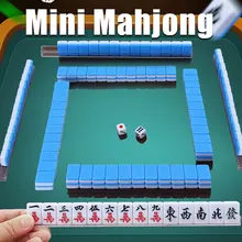 Board-Game Mahjong Numbers Chinese Traditional Family Home 24mm Toy Mini Carved Exquisitely