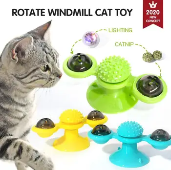 Windmill Cat Toy Turntable Funny Cat Catnip Toy Spinning Rotary Interactive Pet Toy Massage Toothbrush
Windmill Cat Toy Turntable Funny Cat Catnip Toy Spinning Rotary Interactive Pet Toy Massage Toothbrush