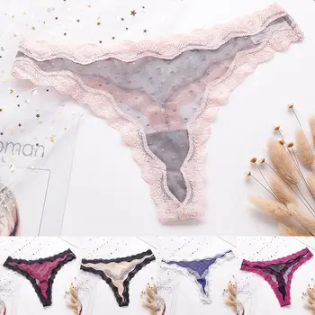 Transparent Low Rise Lace Panties Seamless Female Briefs Lingerie Mesh Splice Women's Underwear Ultra Thin Thongs Size S-2XL
Transparent Low Rise Lace Panties Seamless Female Briefs Lingerie Mesh Splice Women's Underwear Ultra Thin Thongs Size S-2XL