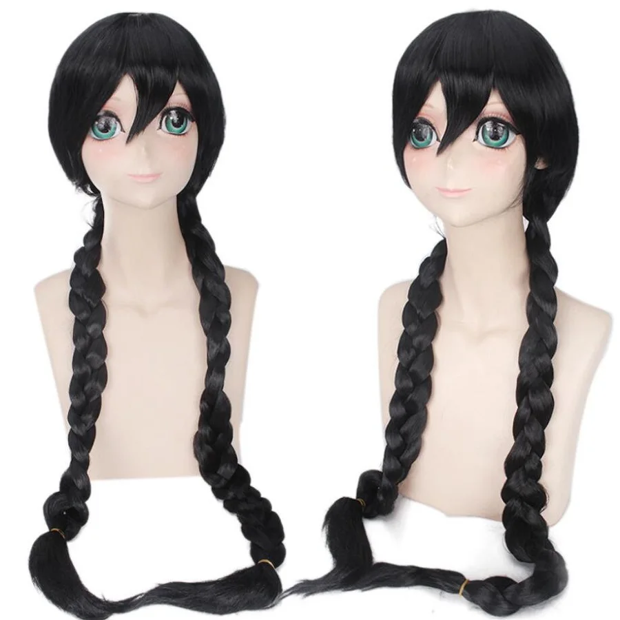 Danganronpa Touko Fukawa Cosplay Wig 100cm long black Wigs Heat Resistant fiber Synthetic Hair Anime Dangan Ronpa fake hair
Danganronpa Touko Fukawa Cosplay Wig 100cm long black Wigs Heat Resistant fiber Synthetic Hair Anime Dangan Ronpa fake hair