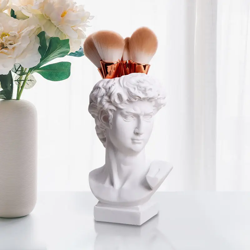 David Head Portraits Statue Decoration Storage Box Mini Bust Sculpture Art Craft Sketch Creativity Pen Holders desk accessories
David Head Portraits Statue Decoration Storage Box Mini Bust Sculpture Art Craft Sketch Creativity Pen Holders desk accessories