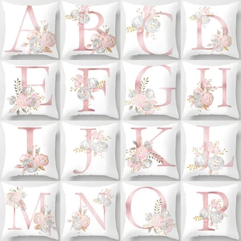 Pillow Letters Pink Floral Decorative Cushions Pillowcase Polyester Cushion Cover Throw Pillow Sofa Decoration Pillowcover 40835
Pillow Letters Pink Floral Decorative Cushions Pillowcase Polyester Cushion Cover Throw Pillow Sofa Decoration Pillowcover 40835