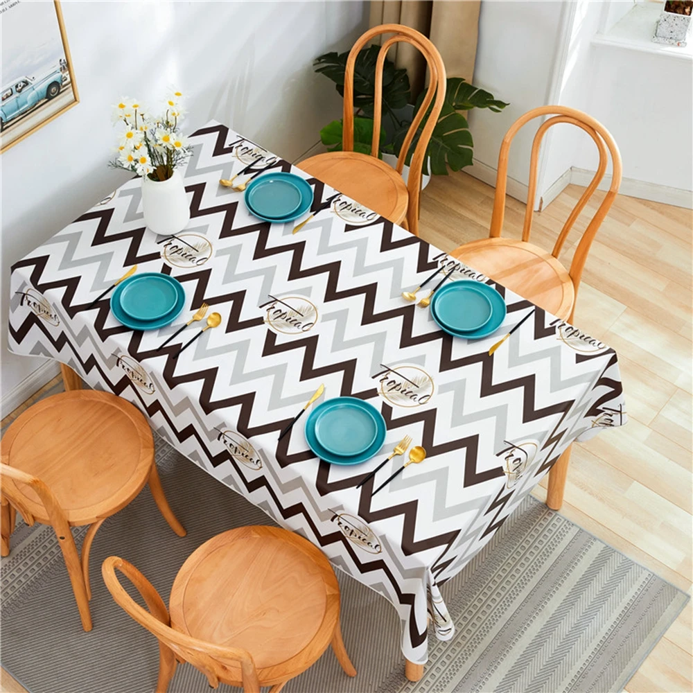 Geometry Silicone Rectangular Tablecloths for Table Cloth Black White Waterproof Oilcloth Decor Cover Anti-stain PVC Tablecloth
Geometry Silicone Rectangular Tablecloths for Table Cloth Black White Waterproof Oilcloth Decor Cover Anti-stain PVC Tablecloth