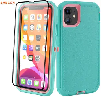 BMBZON suitable for iPhone 11 Shockproof Hybrid Rugged Armor Phone Case For iPhone 11 Hard PC rubber 2 in 1 Full Cover 
BMBZON suitable for iPhone 11 Shockproof Hybrid Rugged Armor Phone Case For iPhone 11 Hard PC rubber 2 in 1 Full Cover