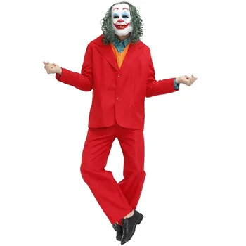 Adult's Joker Cosplay Costume for Stage Performance Joaquin Phoenix 4pcs Outfit for Halloween Make Up Party Carnival Party 
Adult's Joker Cosplay Costume for Stage Performance Joaquin Phoenix 4pcs Outfit for Halloween Make Up Party Carnival Party