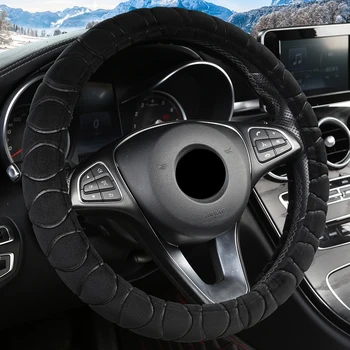 Winter Plush Steering Wheel Cover for Polo sedan Golf 3 4 5 6 7 Jetta Passat Touran Touareg Phaeton Scirocco Auto accessories
Winter Plush Steering Wheel Cover for Polo sedan Golf 3 4 5 6 7 Jetta Passat Touran Touareg Phaeton Scirocco Auto accessories