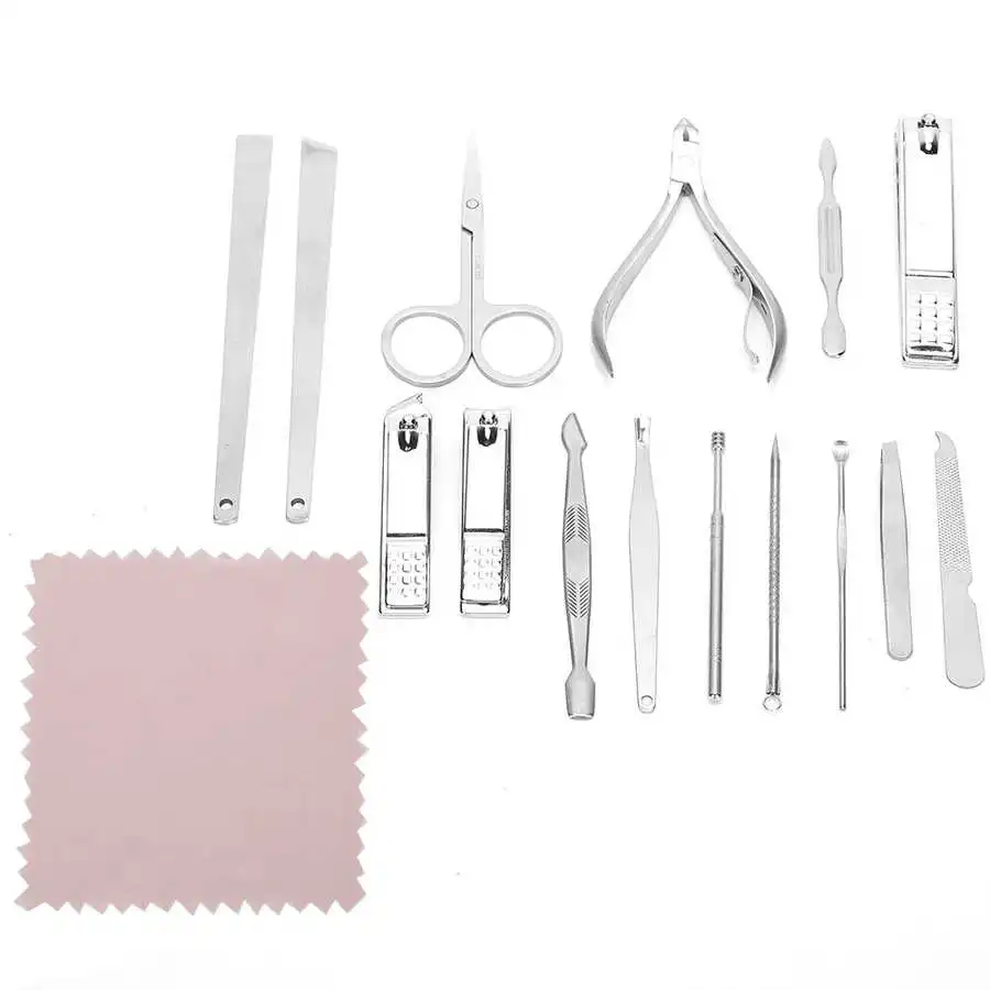 Newest Manicure Tools Stainless Steel Nail Clipper Eyebrow Scissors Pedicure Knife Manicure Tool Set Nail Extension Kit
Newest Manicure Tools Stainless Steel Nail Clipper Eyebrow Scissors Pedicure Knife Manicure Tool Set Nail Extension Kit