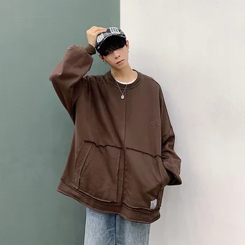 Autumn 19 new slim solid color original versatile long-sleeved Sweatshirtloose casual round collar personality youth men's wear
Autumn 19 new slim solid color original versatile long-sleeved Sweatshirtloose casual round collar personality youth men's wear