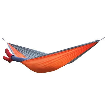 Portable Hammock Compact Nylon Fabric Traveling Camping Hammock Outdoor Tool for Two Persons
Portable Hammock Compact Nylon Fabric Traveling Camping Hammock Outdoor Tool for Two Persons