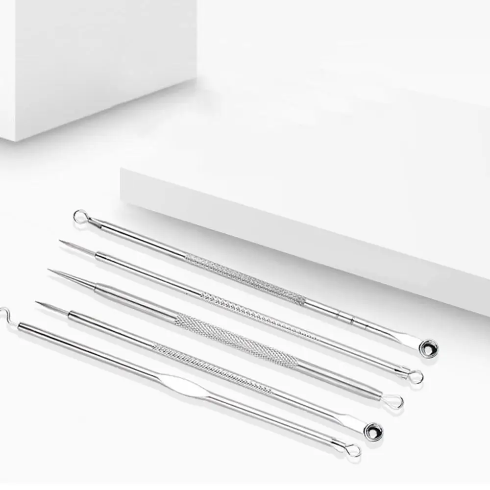 5pc Blackhead Whitehead Pimple Spot Comedone Acne Extractor Remover Popper Tool Kit 40FP12
5pc Blackhead Whitehead Pimple Spot Comedone Acne Extractor Remover Popper Tool Kit 40FP12
