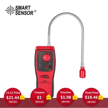 SMART SENSOR AS8800L Combustible Gas Detector Flammable Natural Gas Leakage Tester Tool Methane Gas Leak Detector Analyzer
SMART SENSOR AS8800L Combustible Gas Detector Flammable Natural Gas Leakage Tester Tool Methane Gas Leak Detector Analyzer