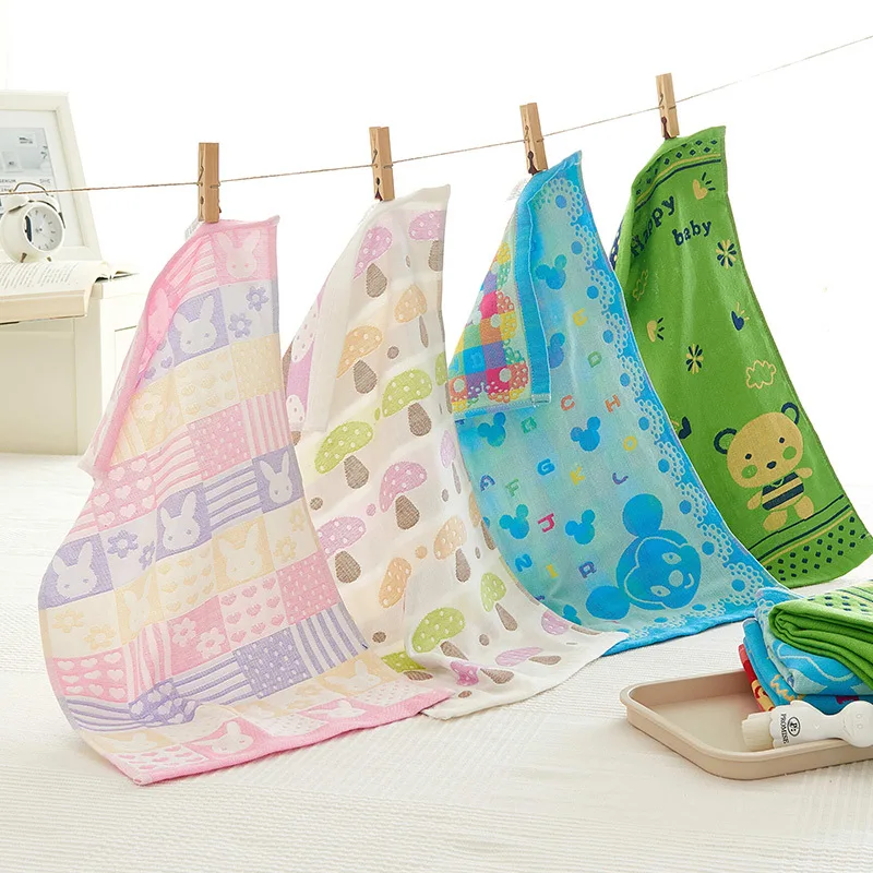 Bed Sheet Three Layer Jacquard Gauze CHILD'S Towel Cotton Ply Children Face Wash Towel Bag Batch 
Bed Sheet Three Layer Jacquard Gauze CHILD'S Towel Cotton Ply Children Face Wash Towel Bag Batch