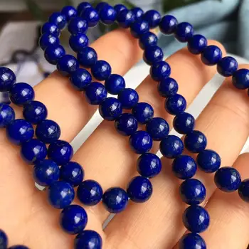 Q409 Lapis Bracelets Fine Jewelry Natural 7mm total 59.63grams Lapis Beads Bracelets for Women 
Q409 Lapis Bracelets Fine Jewelry Natural 7mm total 59.63grams Lapis Beads Bracelets for Women