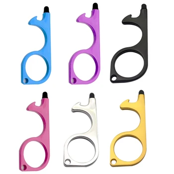 Fashion Touch Screen Buttons EDC Door Opener Hygiene Hand Antimicrobial Contactless Press Elevator Tool Portable Door Keychain
Fashion Touch Screen Buttons EDC Door Opener Hygiene Hand Antimicrobial Contactless Press Elevator Tool Portable Door Keychain